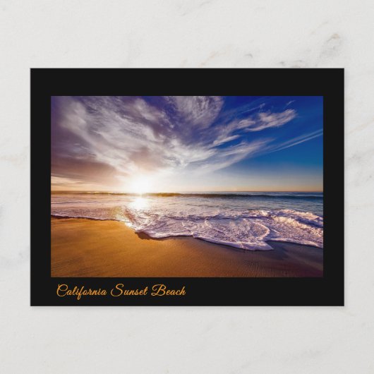 California Sunset Beach - Carte postale de vacance (Devant)