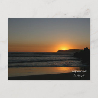 California Sunset Briefkaart