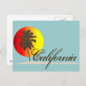 California Sunset Briefkaart (Voorkant / Achterkant)