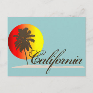California Sunset Briefkaart