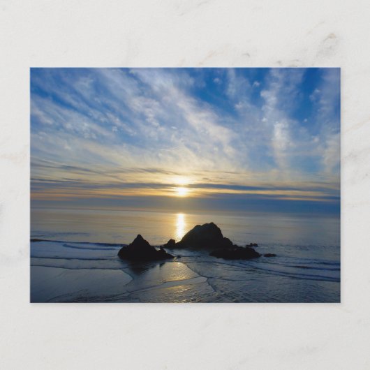 California Sunset Briefkaart (Voorkant)