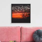 California Sunset Canvas Afdruk (Insitu (Woonkamer))