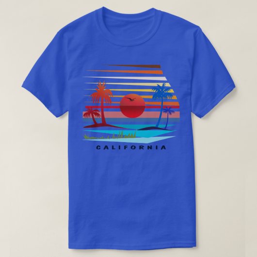 California Sunset TShirt (Design voorkant)