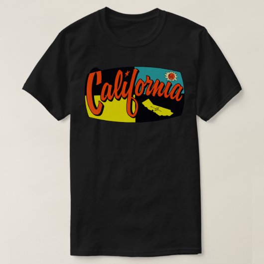 California Sunshine TShirt 1960 (Design devant)