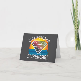 California Supergirl Sunset Graphic