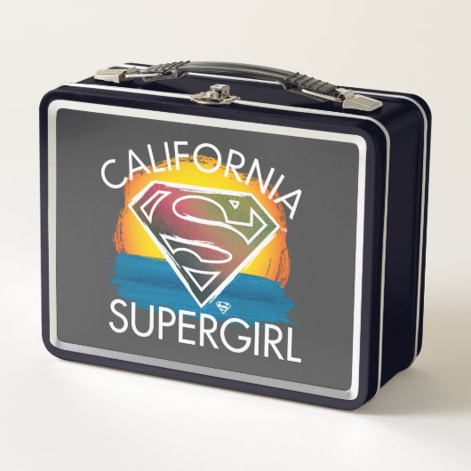 California Supergirl Sunset Graphic (Voorkant)