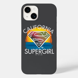 California Supergirl Sunset Graphic Case-Mate iPhone 14 Hoesje