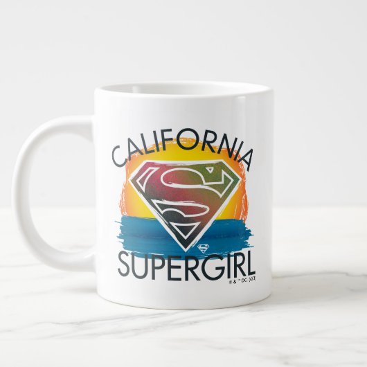 California Supergirl Sunset Graphic Extra Grote Beker (Links)