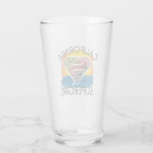 California Supergirl Sunset Graphic Glas (Achterkant)