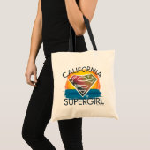 California Supergirl Sunset Graphic Tote Bag (Voorkant (product))