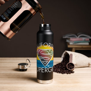 California Supergirl Sunset Graphic Waterfles