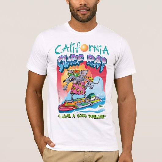 California Surf Rat T-Shirt (Devant)