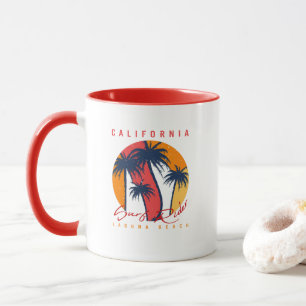 California Surf Ride Laguna Beach Retro Palm Zonso Mok