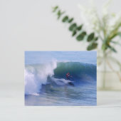 California Surfer Briefkaart (Staand voorkant)