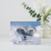 California Surfer Briefkaart (Staand voorkant)