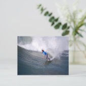 California Surfer Briefkaart (Staand voorkant)
