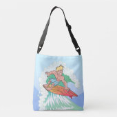 California Surfer Crossbody Tas (Achterkant)