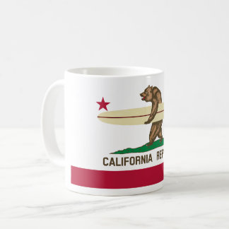 California Surfing Beer Coffee Mok