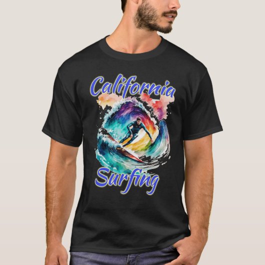 California Surfing T-shirt (Voorkant)