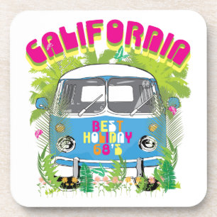 California Surfing Van Drankjes Onderzetter