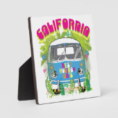 California Surfing Van Fotoplaat (Voorkant)