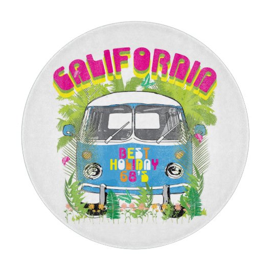 California Surfing Van Snijplank (Voorkant)