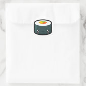 California Sushi-Sticker Ronde Sticker (Tas)