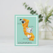 California Symbols Briefkaart (Staand voorkant)