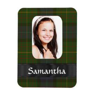 California tartan plaid foto sjabloon magneet