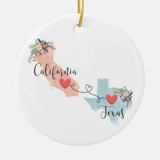 California Texas Ornament  (Voorkant)