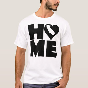 California Thuis Hart Staat T-Shirt