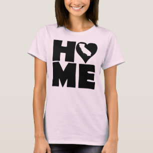 California Thuis Hart Staat T-Shirt
