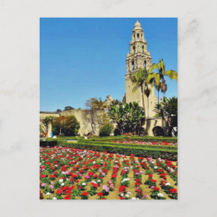California Tower in Balboa Park Briefkaart