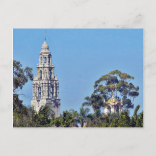 California Tower in Balboa Park San Diego Briefkaart
