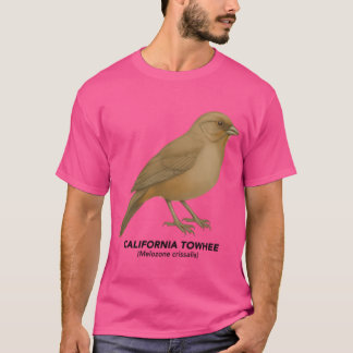 California Towhee Limited California Birds Collect T-shirt