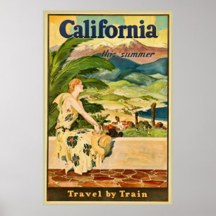 California Travel Advertisation Poster