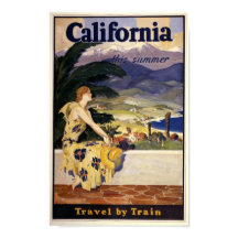  California Travel Poster