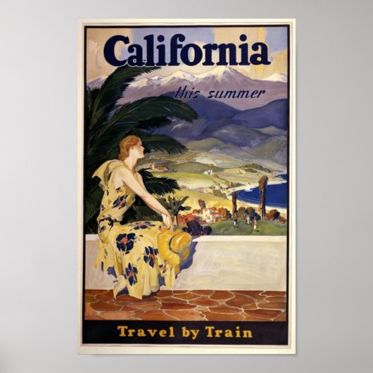  California Travel Poster (Voorkant)