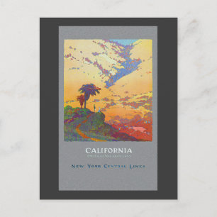  California Travel Poster Briefkaart