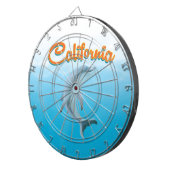  California Travel Poster Dartbord (Voorkant Rechts)