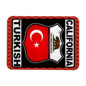 California, Turks-Amerikaans Magnet Magneet (Horizontaal)