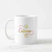 California Typography Art Koffiemok (Links)