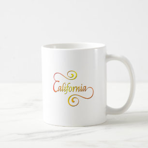 California Typography Art Koffiemok