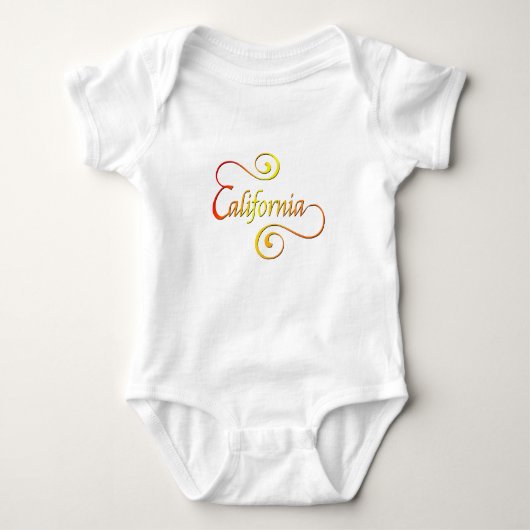 California Typography Art Romper (Voorkant)