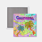 California Vacation Target Magnet Magneet (Voorkant / Achterkant)