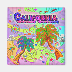 California Vacation Target Magnet Magneet