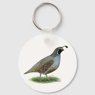 California Valley Quail Sleutelhanger