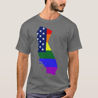 California Verenigde Staten Gay Pride Flag1 T-shirt