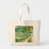 California Vineyard Bag Grote Tote Bag (Voorkant)