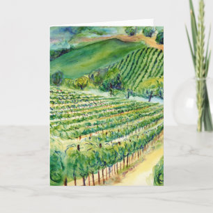 California Vineyard Card Kaart